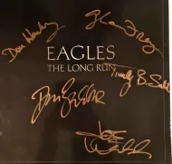 The Eagles Autographed 'The Long Run' Album Cover