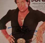 Tom Jones Autographed 'Self-Titled' Album Cover