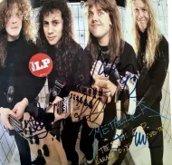 Metallica Autographed ‘The 5.98 E.P. Garage Days Revisited’ Album Cover