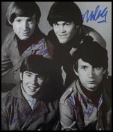 ‘The Monkees’ Band Autographed B&W 8x10 Photograph