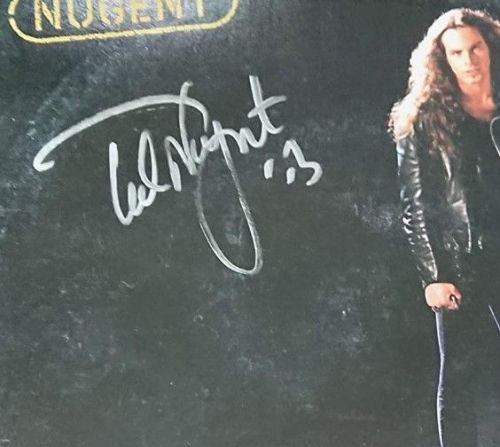 Ted Nugent Autographed ‘NUGENT’ Album Cover