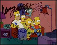 ‘The Simpsons’ Cast Autographed Color 8x10 Photograph