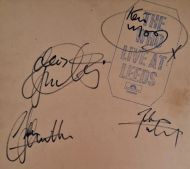 The Who Fully Autographed 'LIVE AT LEEDS’ Album Cover