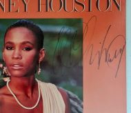 Whitney Houston Autographed 'Self-Titled' Album Cover