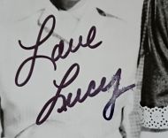 Autographed Lucille Ball ‘I Love Lucy’ 