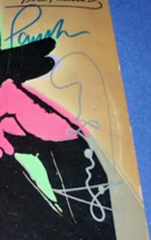 Signed Paul Anka & Andy Warhol 'The Painter'