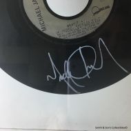 Michael Jackson's ‘Beat It” 45 vinyl’ - Hand Written Signature